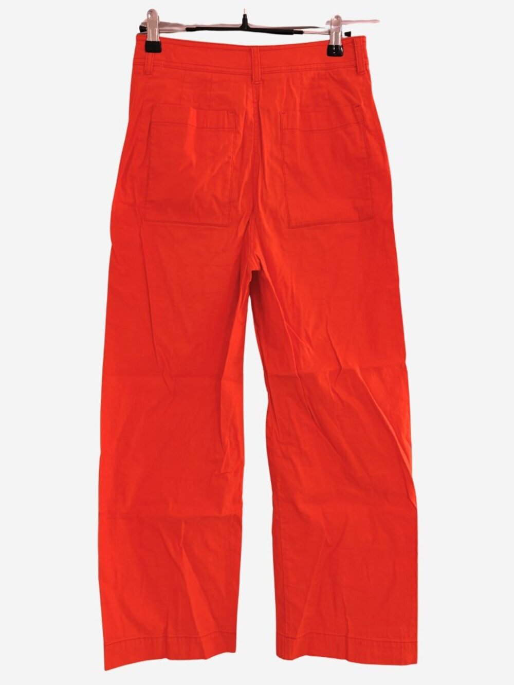 Anthropologie Maeve High Rise Double Button Wide Leg Crop Pants Sz 2 - Picture 5 of 6